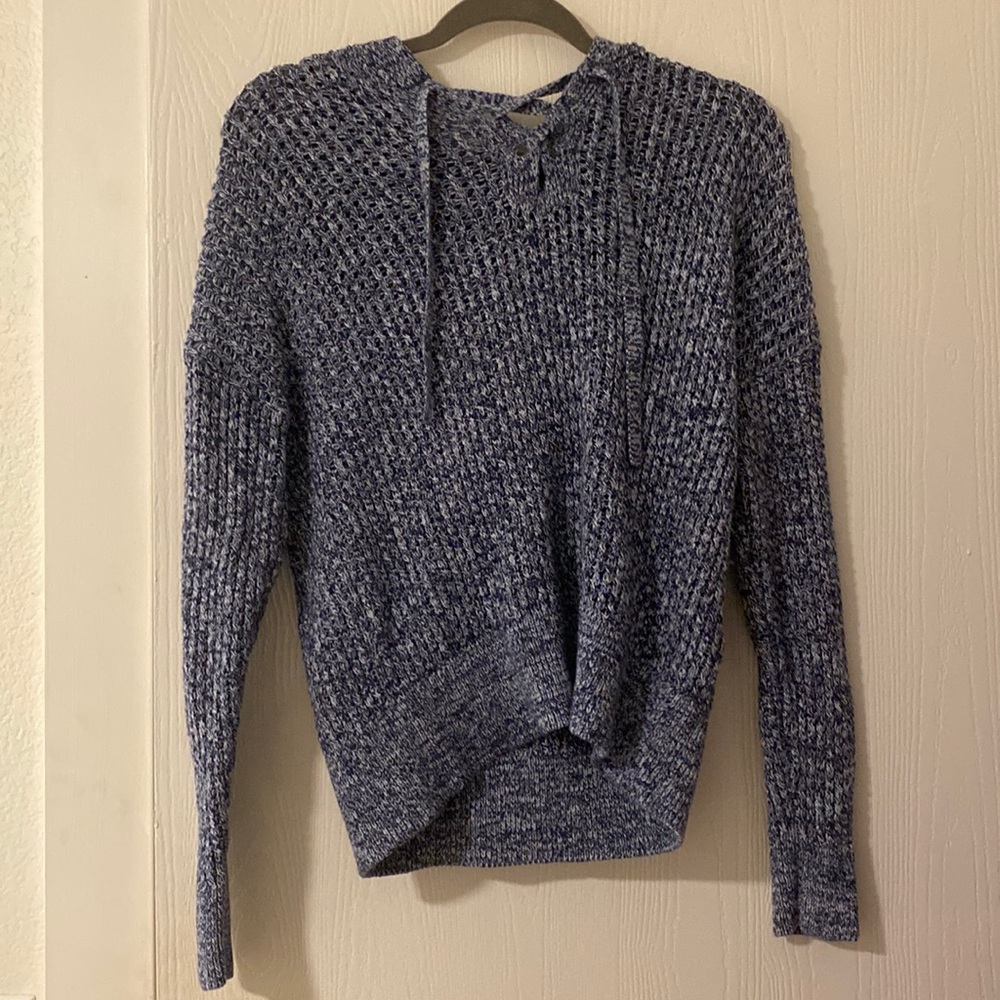 knit hoodie